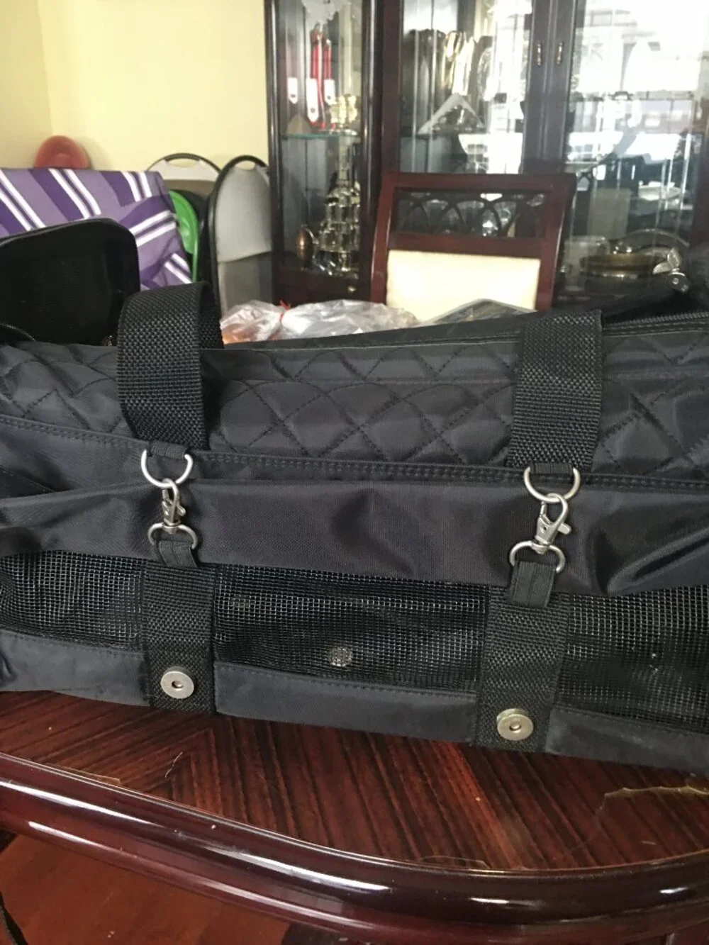 Sherpa Pet Carrier Airline Approved with Wheels, Spring Frame- Cat & Dog Carrier